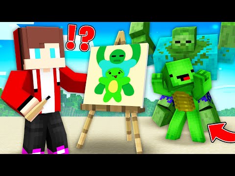 Zombie Mutant ATTACKS Mikey in Minecraft!?!
