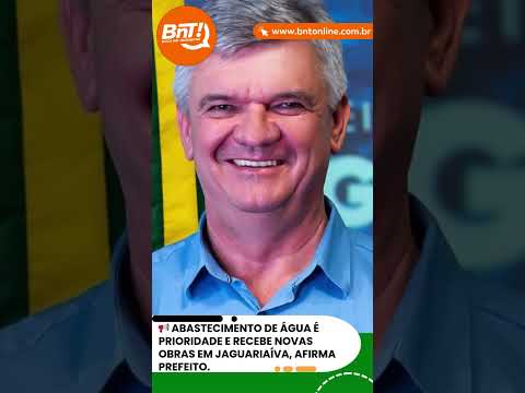 📢 Abastecimento de água é prioridade e recebe novas obras em Jaguariaíva, afirma prefeito.