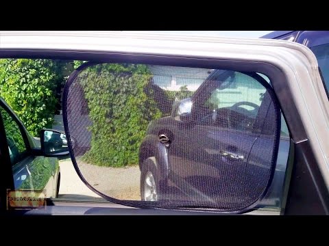 Автомобильные шторки. Каркасные съемные солнцезащитные шторки для авто (aliexpress)