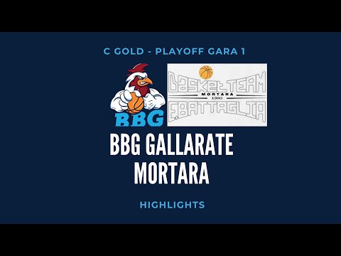 BBG Gallarate-Mortara - C Gold Playoff 1° turno gara-1 21-05-2022