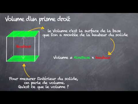 comment construire le patron d'un prisme droit a base triangulaire