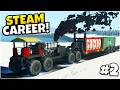 I Built A POWERFUL STEAM TRUCK Hardcore STEAM Career Stormworks EPISODE 2
