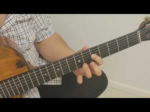 G minor lick lesson Slow (Gypsy Jazz Lesson)