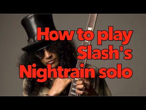 Guns N' Roses Nightrain solo lesson (Slash solo) | Weekend Wankshop 215