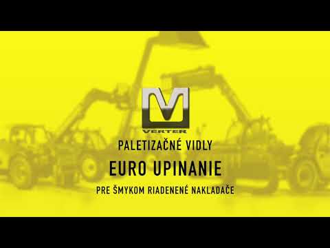 Vidly paletizačné EURO upínanie