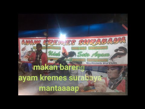 Makan ayam goreng kremes surabaya || bareng temen manteeps sambelnya