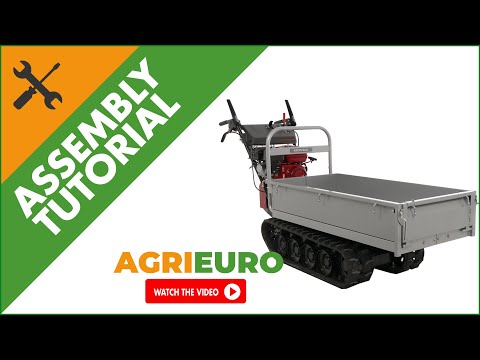 Honda HP 500 BX E1 Tracked Power Barrow - Extendable dumper truck 500 Kg - Assembly tutorial