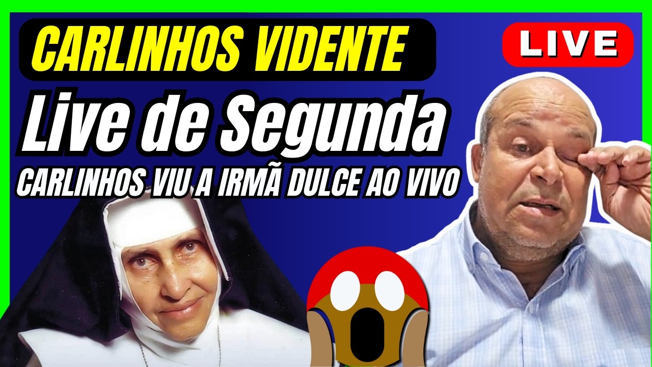 CARLINHOS VIDENTE VE A IRMÃ DULCE AO VIVO, ANO MUITO TRISTE PARA O BRASIL! E + #carlinhosvidente
