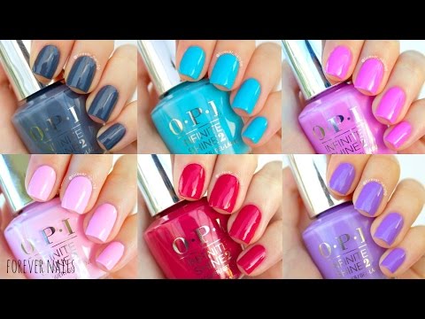 OPI Infinite Shine Swatches & Review
