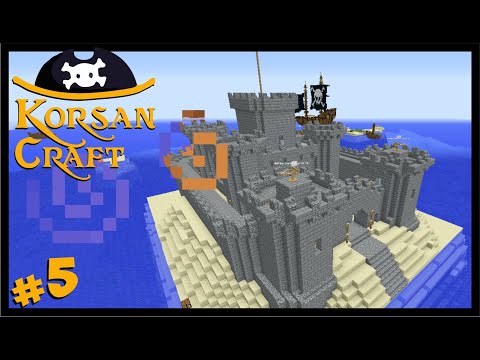 KORSAN KALESİNİ BOZGUNA UĞRATTIM 🏴‍☠️🏴‍☠️ -   KorsanCraft #5