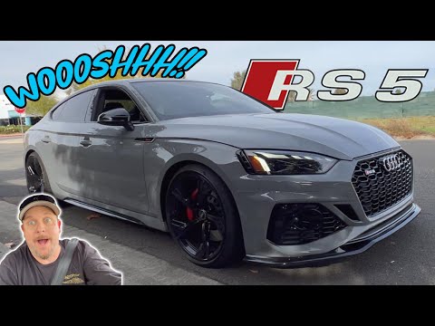 Unleash the turbo sound! Audi RS5 gets a full 034Motorsport carbon fiber intake system!