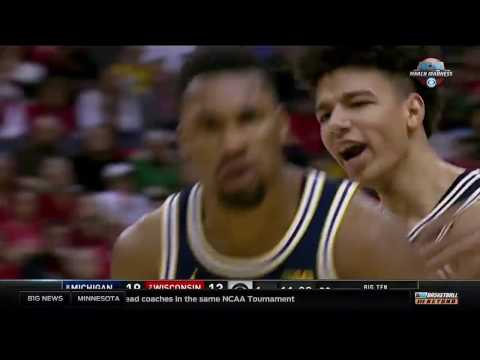ウィスコンシン対ミシガン 2017年ビッグテン男子バスケットボール大会 (Wisconsin vs. Michigan - 2017 Big Ten Men's Basketball Tournament)
