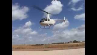 preview picture of video 'Flight in Helicopter Robinson R44, Pas De Calais, France'
