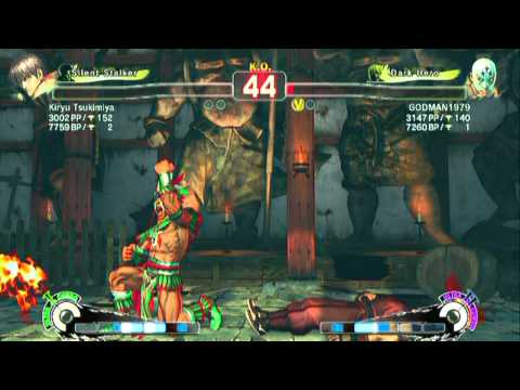 SSF4 AE: Kiryu Tsukimiya(Guy) vs GODMAN1979(Fuerte) - HD 720p