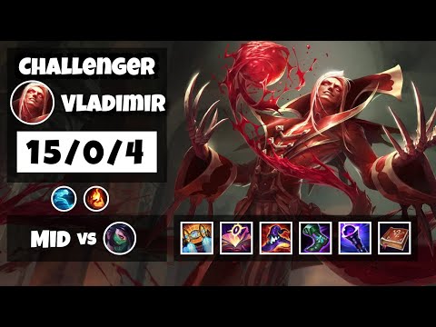 Vladimir vs Akali BR Challenger MID (15/0/4) - v11.13