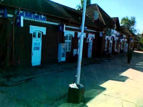 The railway station from Videle, Teleorman County, România