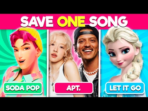Save ONE Song Music Quiz 🎶 KPOP vs POP vs Disney