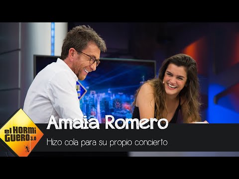 Amaia tuvo que hacer cola para su propio concierto - El Hormiguero 3.0