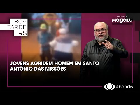 JOVENS AGRIDEM HOMEM EM SANTO ANTÔNIO DAS MISSÕES