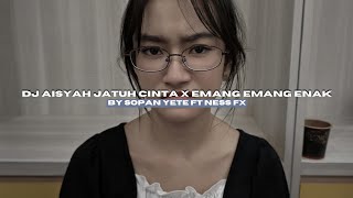Download lagu DJ AISYAH JATUH CINTA X EMANG EMANG ENAK BY SOPAN YETE FT NESS FX VIRAL FYP TIKTOK MENGKANEE!! mp3