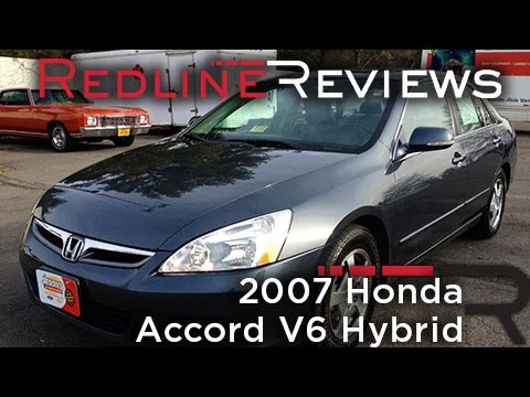 2007 Honda Accord V6 Hybrid Review, Walkaround, Exhaust, Test Drive