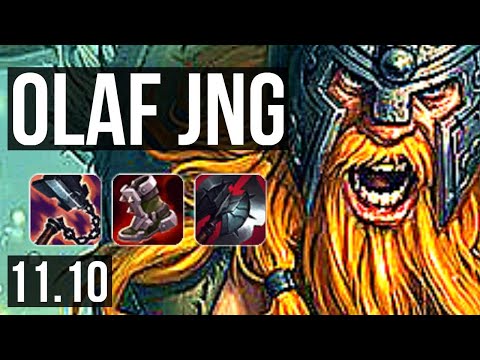 OLAF vs SETT (JUNGLE) | 67% winrate, 14/3/11, Legendary | BR Challenger | v11.10