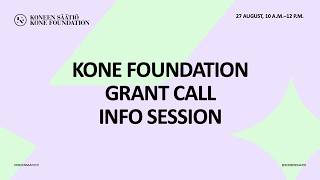 Funding call info session in English 27 August 2026