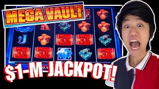 $1.25 MILLION JACKPOT MEGA VAULT!!! Slot Machine Big Win Action w/ Simon Cleath