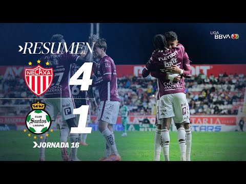 Estadísticas Necaxa vs Santos Laguna, Liga MX - Apertura Jornada 16