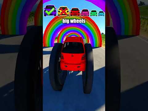 HUGE to Tiny Toyota Yaris vs Rainbow