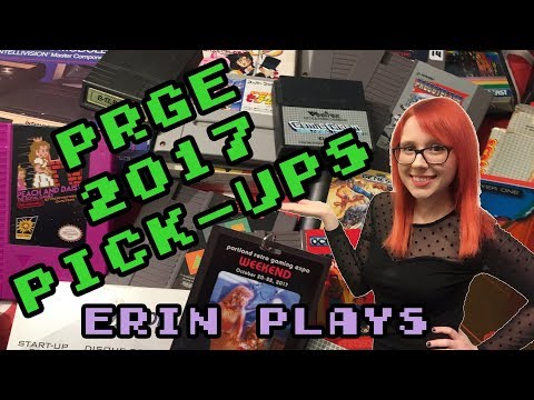 Portland Retro Gaming Expo 2017 Pick Ups - Erin Plays