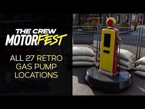 The Crew Motorfest - All 27 Retro Gas Pump Locations ("Retro Texas" Challenge)