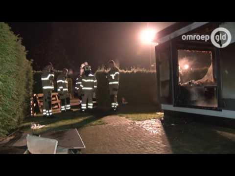 Chaletbrand in Voorthuizen