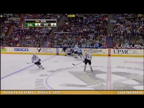 Highlights: Penguins vs Stars (3-6-2010)