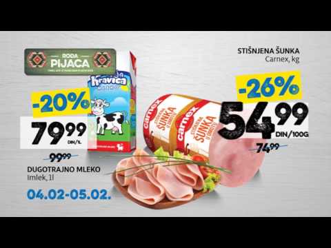 Sveže sa RODA pijace 04. - 05.02.2017.