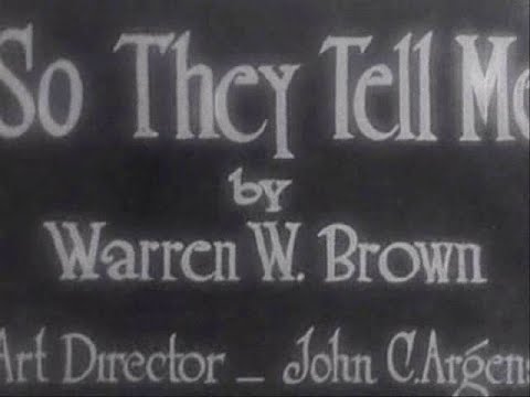 So They Tell Me - 1919