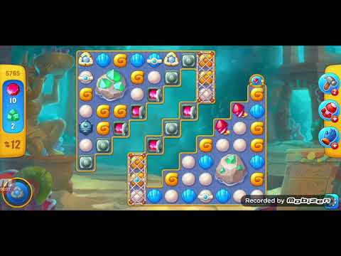 fishdom gameplay/ level 5765 / It is like the ads? / thank you