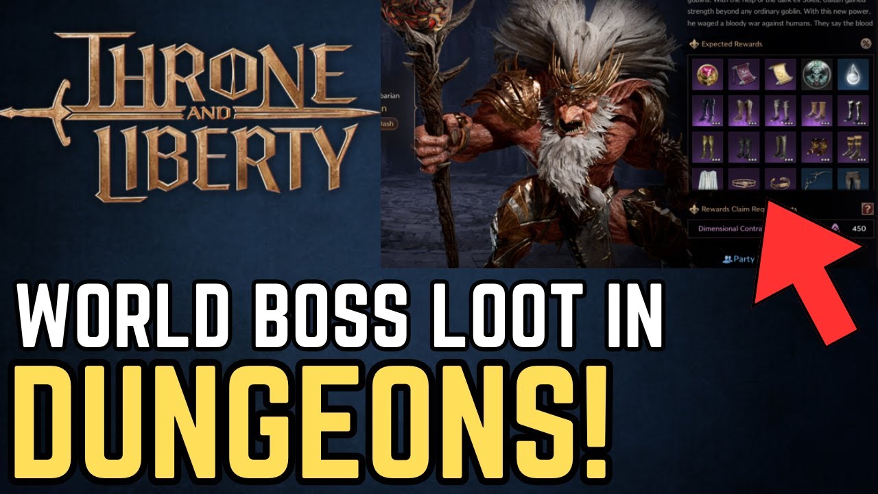 T2 Dungeons Are Coming! Drops World Boss Loot! Throne and liberty