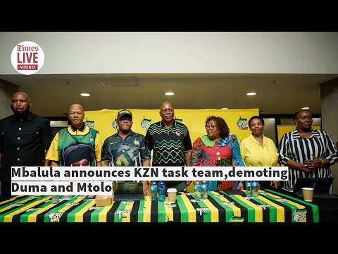 Mbalula announces KZN task team, demoting Duma and Mtolo