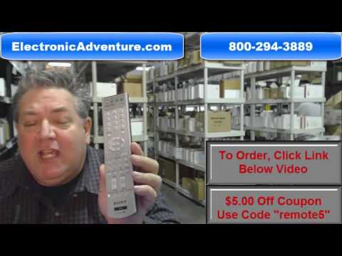 Original Sony RM-Y1104 TV Remote Control - $5 Off Coupon Code! - ElectronicAdventure.com