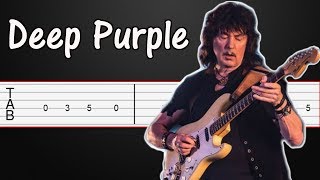 Sail Away - Deep Purple Guitar Tabs, Guitar Tutorial, Guitar Lesson (Riff + Solo)