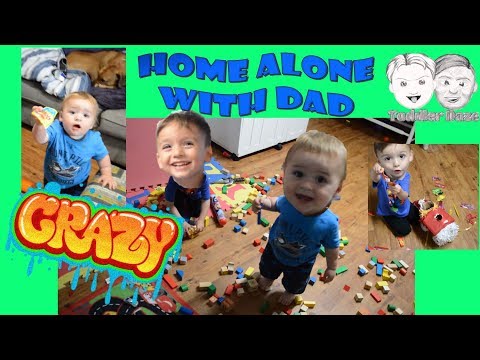 Kids Home Alone w/ dad, Destroy House and Eat all the Candy