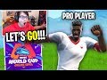 I put on a SOCCER SKIN and became a PRO PLAYER... (Fortnite WORLD CUP Practice)