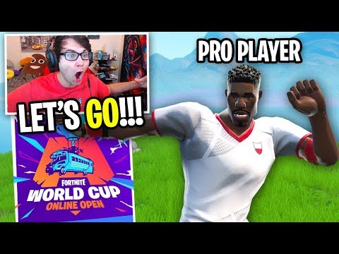 I put on a SOCCER SKIN and became a PRO PLAYER... (Fortnite WORLD CUP Practice)