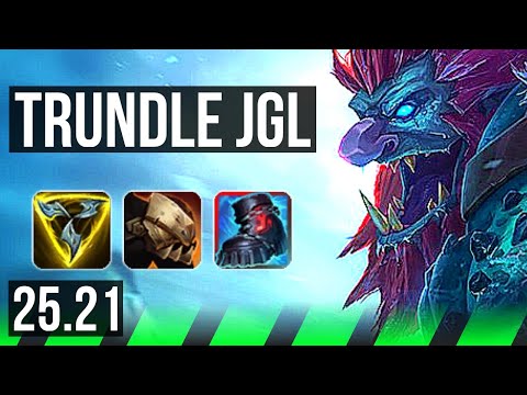 TRUNDLE vs MORDEKAISER (JGL) | 18/2/7, 1100+ games, Legendary | EUW Master | 25.21