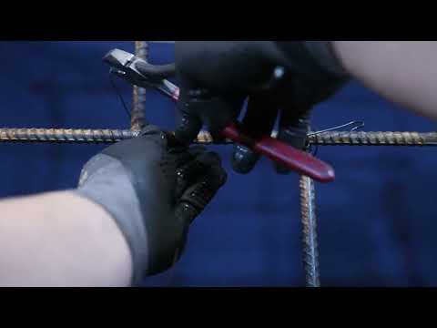 How To Tie Rebar: Ep.3- Single Wire Figure 8 Ties