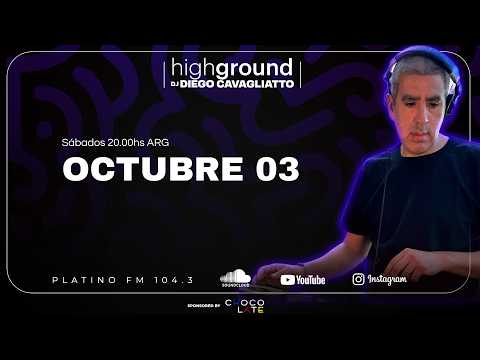 Dj Diego Cavagliatto en Platino 104.3 "HIGHGROUND" Sábado 03 de Octubre