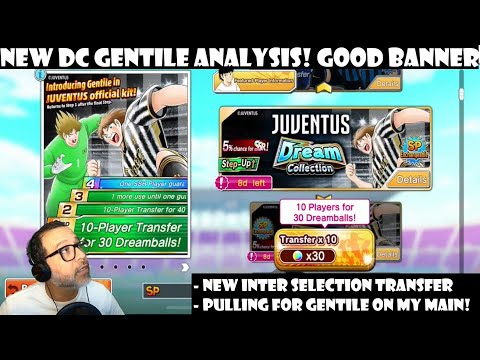 NEW Dream Collection Gentile Analysis! Good Banner if You Need a GK! Captain Tsubasa Dream Team