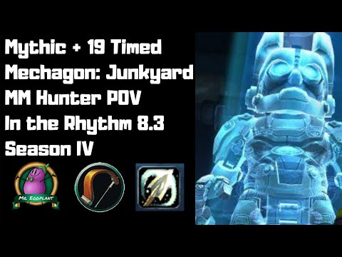 M+19 Mechagon Junkyard Timed | MM Hunter POV | In the Rhythm Build 8.3 | Season 4