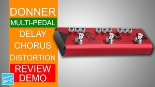 Video thumbnail for Donner Multi Alpha Force High Gain Pedal Review & Demo by Kennis Russell